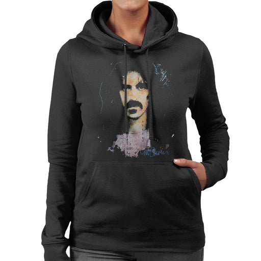 Sidney Maurer Original Portrait Of Frank Zappa Women's Hooded Sweatshirt