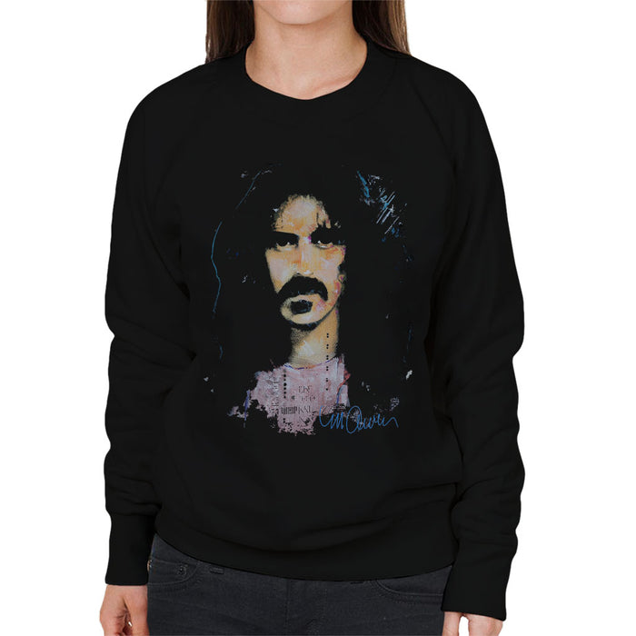 Sidney Maurer Original Portrait Of Frank Zappa Women's Sweatshirt