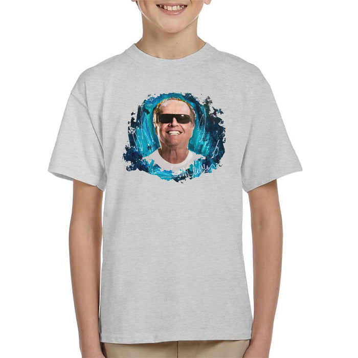 Sidney Maurer Original Portrait Of Jack Nicholson Kid's T-Shirt