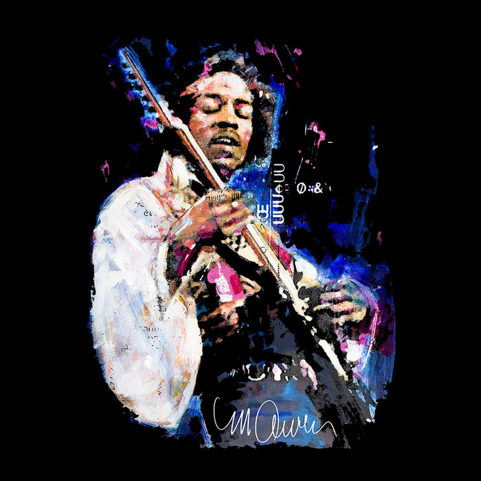 Sidney Maurer Original Portrait Of Jimi Hendrix Men's Sweatshirt