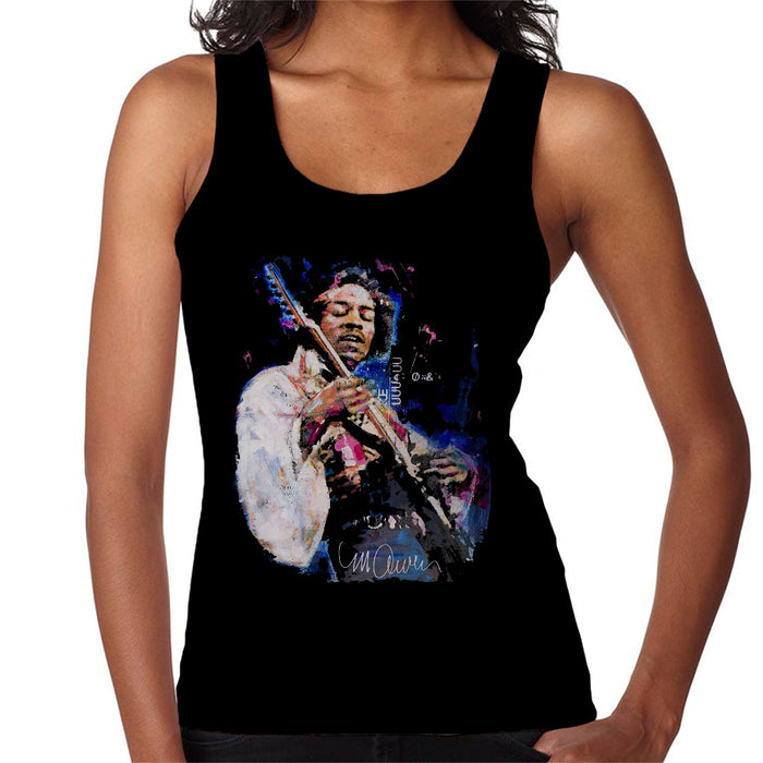 Sidney Maurer Original Portrait Of Jimi Hendrix Women's Vest