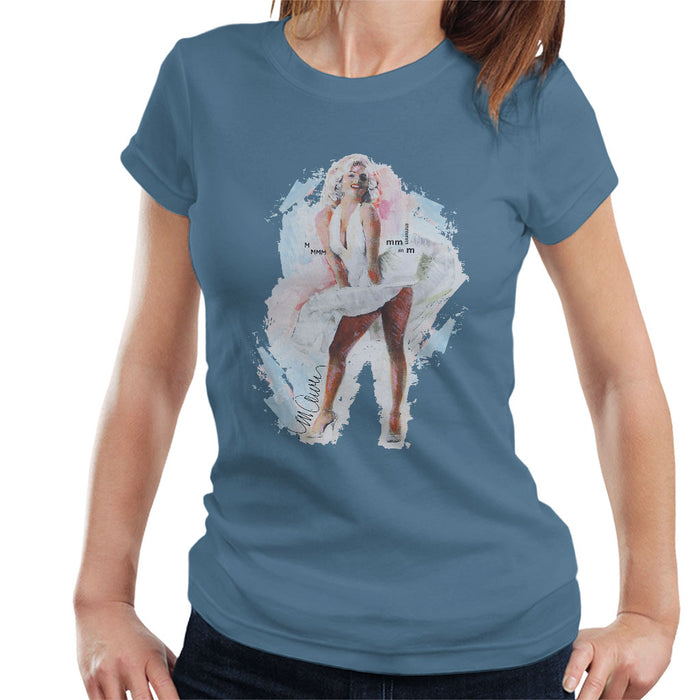 Sidney Maurer Original Portrait Of Marilyn Monroe Skirt Women's T-Shirt