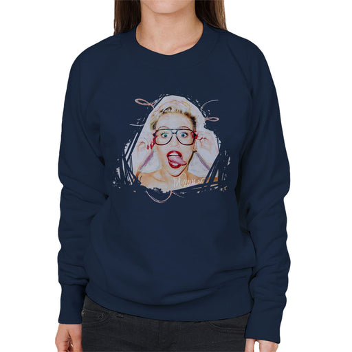 Sidney Maurer Original Portrait Of Miley Cyrus Women's Sweatshirt