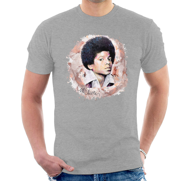 Sidney Maurer Original Portrait Of Michael Jackson Young Men's T-Shirt