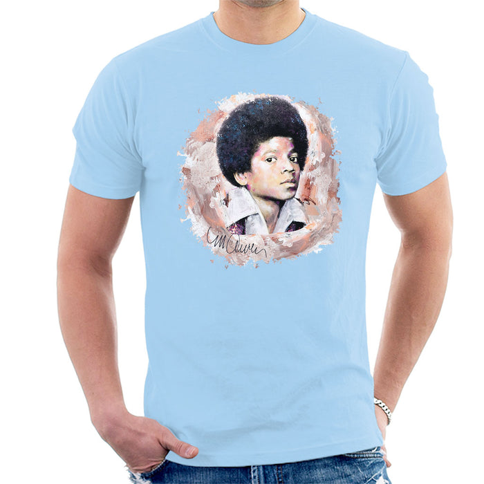 Sidney Maurer Original Portrait Of Michael Jackson Young Men's T-Shirt