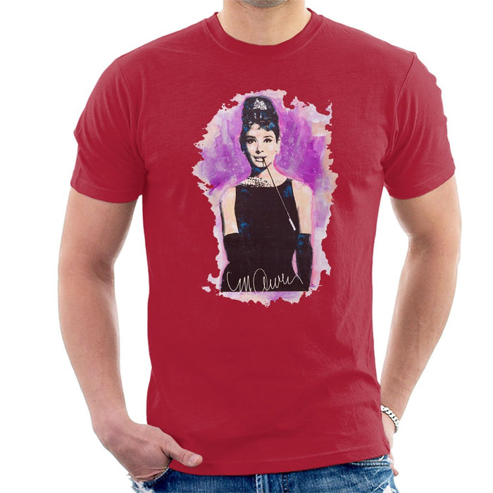 Sidney Maurer Original Portrait Of Audrey Hepburn Mens T-Shirt - Mens T-Shirt
