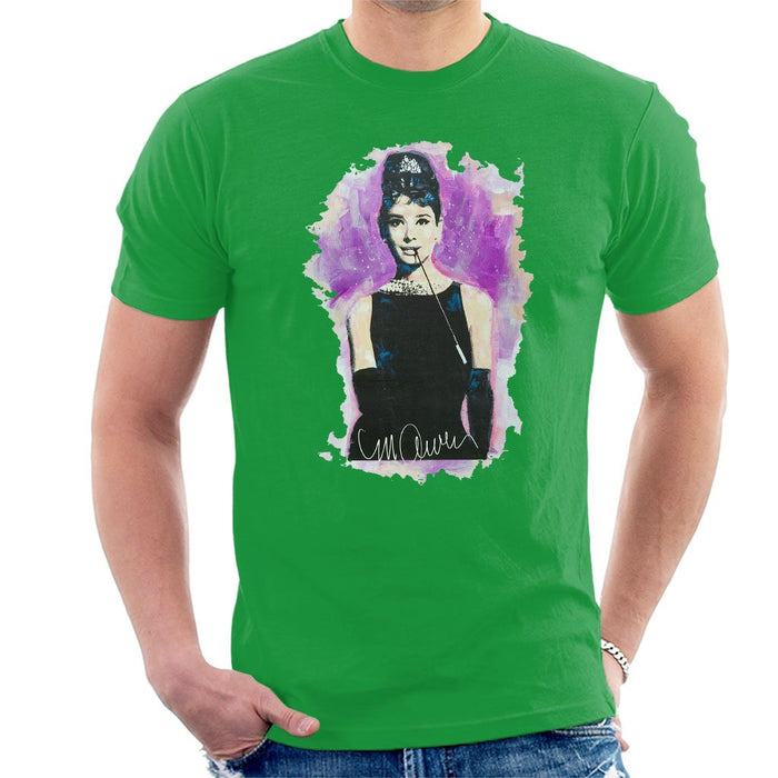 Sidney Maurer Original Portrait Of Audrey Hepburn Mens T-Shirt - Mens T-Shirt