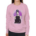 Sidney Maurer Original Portrait Of Audrey Hepburn Womens Sweatshirt - Small / Light Pink - Womens Sweatshirt