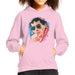 Sidney Maurer Original Portrait Of Ayrton Senna Kids Hooded Sweatshirt - X-Small (3-4 yrs) / Light Pink - Kids Boys Hooded Sweatshirt