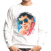 Sidney Maurer Original Portrait Of Ayrton Senna Mens Sweatshirt - Mens Sweatshirt