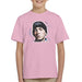 Sidney Maurer Original Portrait Of Eminem Shady Hat Kids T-Shirt - X-Small (3-4 yrs) / Light Pink - Kids Boys T-Shirt