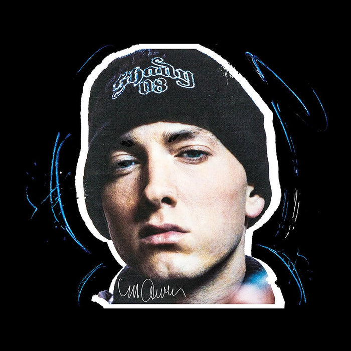 Sidney Maurer Original Portrait Of Eminem Shady Hat Kids Varsity Jacket - Kids Boys Varsity Jacket
