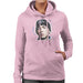 Sidney Maurer Original Portrait Of Eminem Shady Hat Womens Hooded Sweatshirt - Small / Light Pink - Womens Hooded Sweatshirt