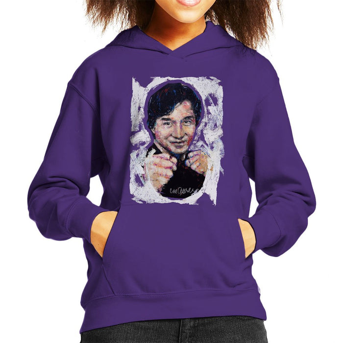Sidney Maurer Original Portrait Of Jackie Chan Kids Hooded Sweatshirt - Kids Boys Hooded Sweatshirt