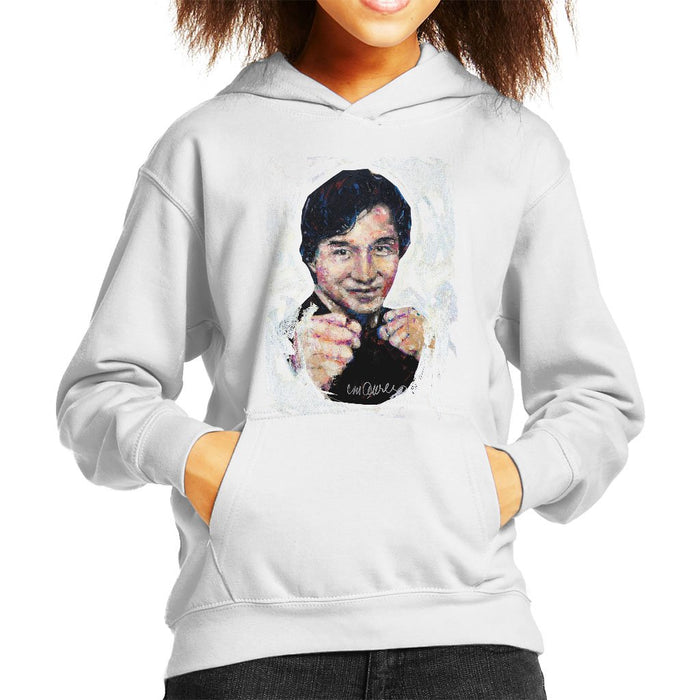 Sidney Maurer Original Portrait Of Jackie Chan Kids Hooded Sweatshirt - Kids Boys Hooded Sweatshirt