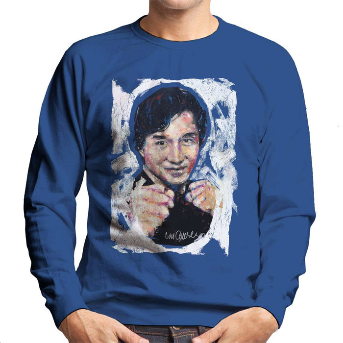 Sidney Maurer Original Portrait Of Jackie Chan Mens Sweatshirt - Mens Sweatshirt