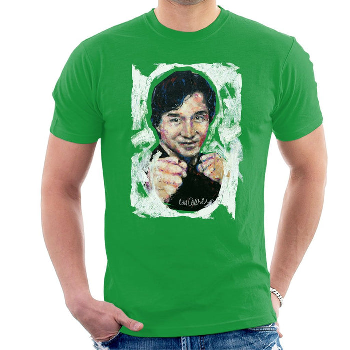 Sidney Maurer Original Portrait Of Jackie Chan Mens T-Shirt - Mens T-Shirt