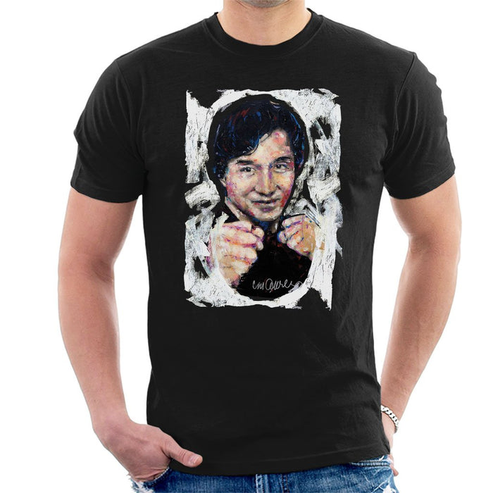 Sidney Maurer Original Portrait Of Jackie Chan Mens T-Shirt - Mens T-Shirt