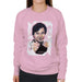 Sidney Maurer Original Portrait Of Jackie Chan Womens Sweatshirt - Small / Light Pink - Womens Sweatshirt