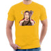 Sidney Maurer Original Portrait Of Jennifer Lawrence Hunger Games Mens T-Shirt - Small / Gold - Mens T-Shirt