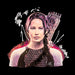 Sidney Maurer Original Portrait Of Jennifer Lawrence Hunger Games Mens T-Shirt - Mens T-Shirt
