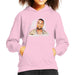 Sidney Maurer Original Portrait Of Kanye West Kids Hooded Sweatshirt - X-Small (3-4 yrs) / Light Pink - Kids Boys Hooded Sweatshirt