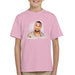 Sidney Maurer Original Portrait Of Kanye West Kids T-Shirt - X-Small (3-4 yrs) / Light Pink - Kids Boys T-Shirt