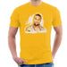 Sidney Maurer Original Portrait Of Kanye West Mens T-Shirt - Small / Gold - Mens T-Shirt