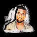 Sidney Maurer Original Portrait Of Kanye West Mens Vest - Mens Vest