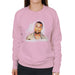 Sidney Maurer Original Portrait Of Kanye West Womens Sweatshirt - Small / Light Pink - Womens Sweatshirt