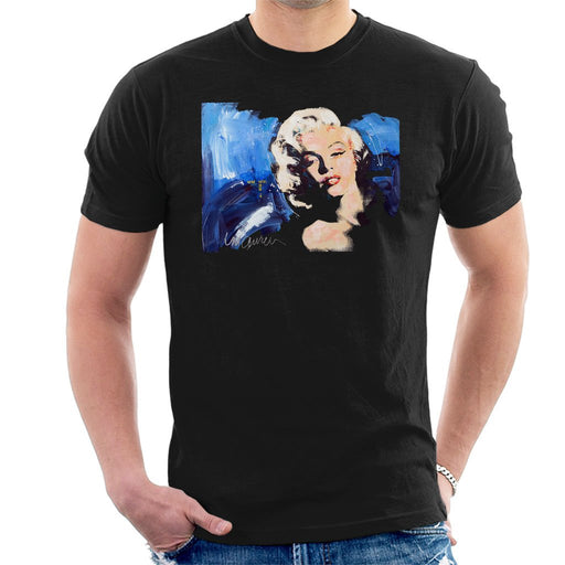 Sidney Maurer Original Portrait Of Marilyn Monroe Blonde Bombshell Mens T-Shirt - Mens T-Shirt