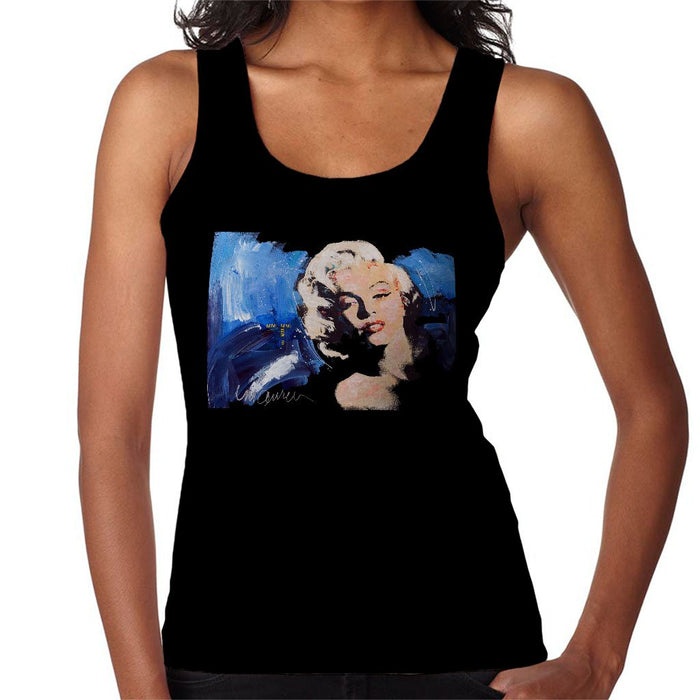 Sidney Maurer Original Portrait Of Marilyn Monroe Blonde Bombshell Womens Vest - Womens Vest