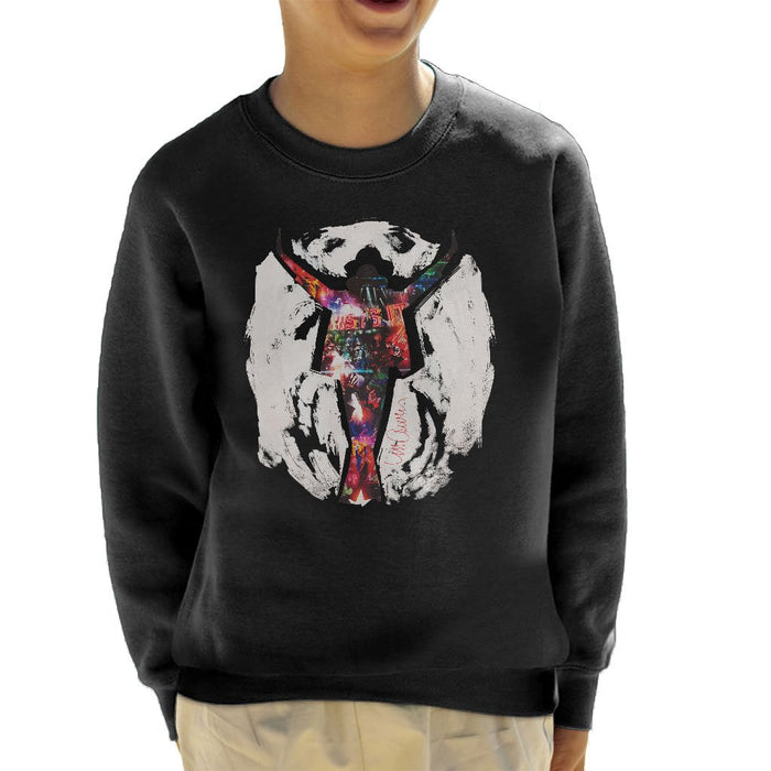 Sidney Maurer Original Portrait Of Michael Jackson This Is It Kids Sweatshirt - Kids Boys Sweatshirt