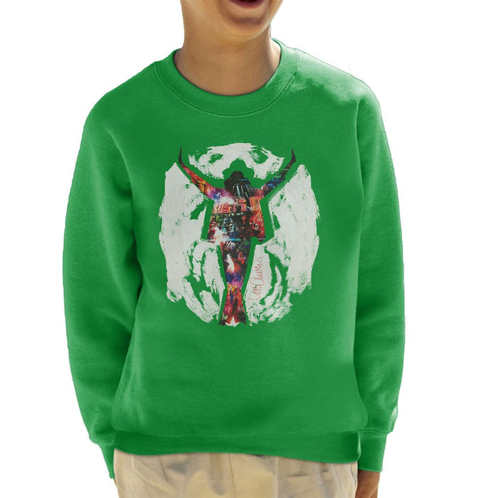 Sidney Maurer Original Portrait Of Michael Jackson This Is It Kids Sweatshirt - Kids Boys Sweatshirt