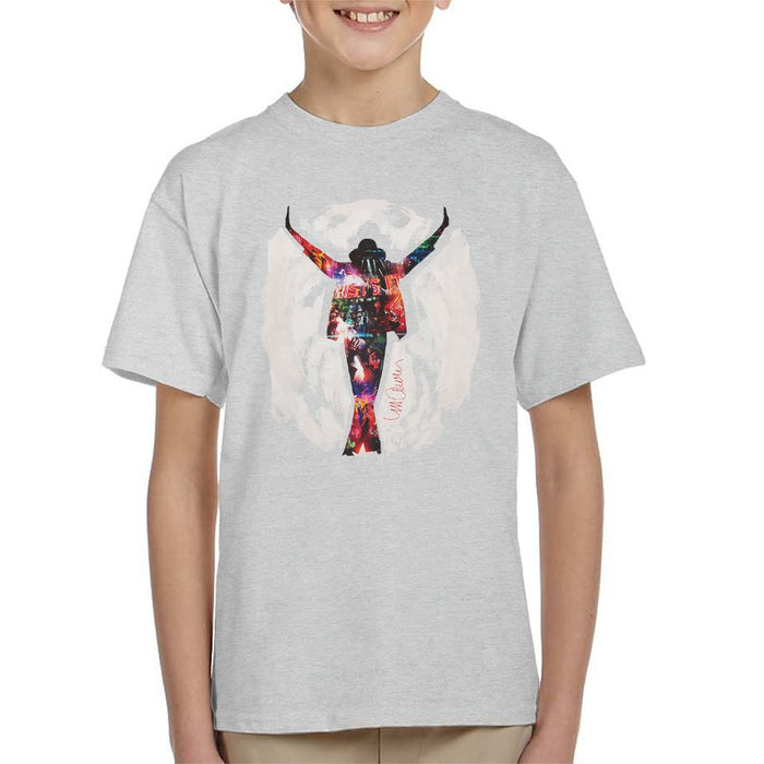 Sidney Maurer Original Portrait Of Michael Jackson This Is It Kids T-Shirt - Kids Boys T-Shirt