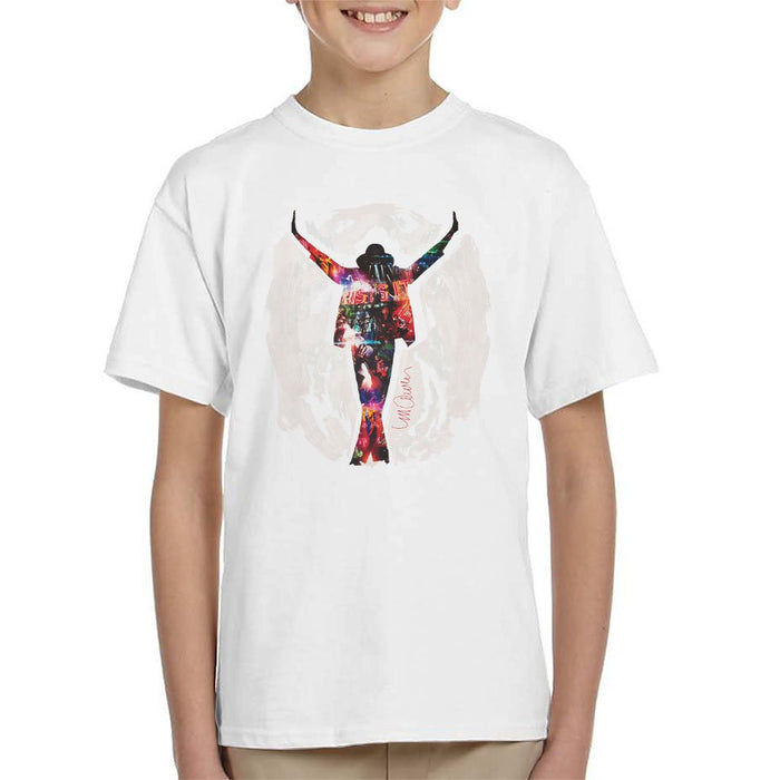Sidney Maurer Original Portrait Of Michael Jackson This Is It Kids T-Shirt - Kids Boys T-Shirt