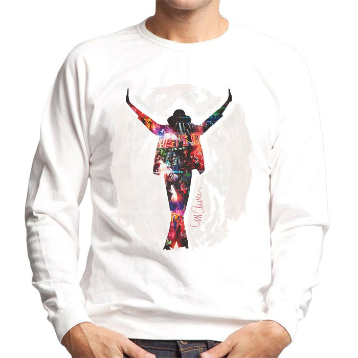 Sidney Maurer Original Portrait Of Michael Jackson This Is It Mens Sweatshirt - Mens Sweatshirt