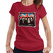 Sidney Maurer Original Portrait Of Queen Union Jack Womens T-Shirt - Womens T-Shirt