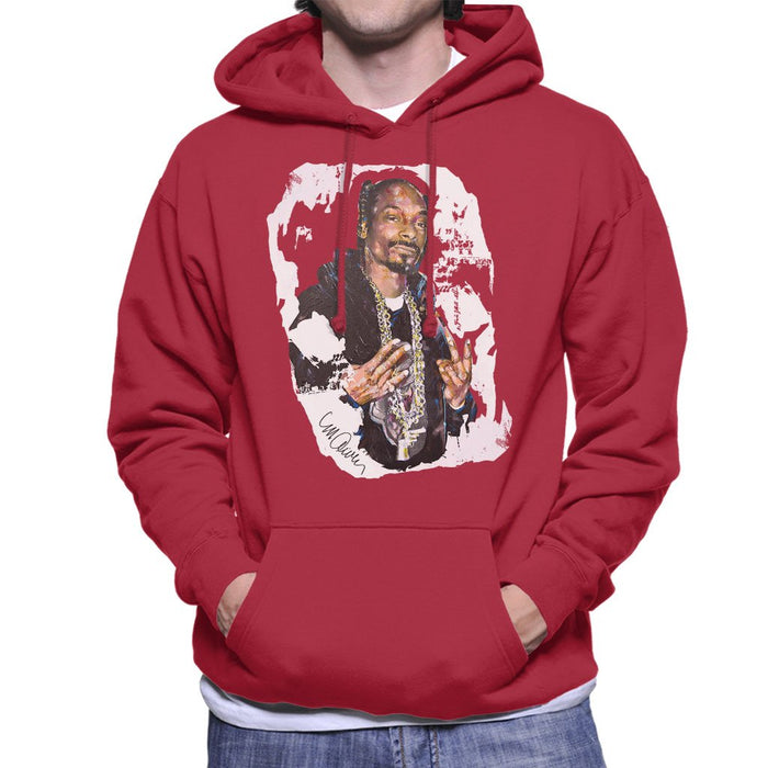 Sidney Maurer Original Portrait Of Snoop Dogg Mens Hooded Sweatshirt - Mens Hooded Sweatshirt
