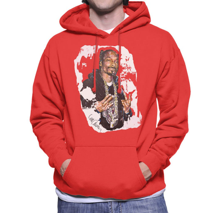Sidney Maurer Original Portrait Of Snoop Dogg Mens Hooded Sweatshirt - Mens Hooded Sweatshirt