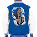 Sidney Maurer Original Portrait Of Snoop Dogg Mens Varsity Jacket - Small / Royal/White - Mens Varsity Jacket