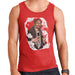 Sidney Maurer Original Portrait Of Snoop Dogg Mens Vest - Small / Red - Mens Vest