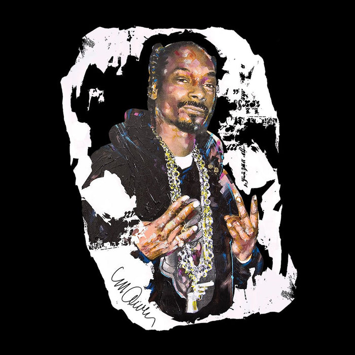 Sidney Maurer Original Portrait Of Snoop Dogg Womens Sweatshirt - Womens Sweatshirt