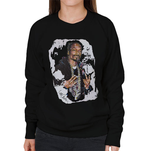 Sidney Maurer Original Portrait Of Snoop Dogg Womens Sweatshirt - Womens Sweatshirt