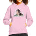 Sidney Maurer Original Portrait Of Tupac Shakur Kids Hooded Sweatshirt - X-Small (3-4 yrs) / Light Pink - Kids Boys Hooded Sweatshirt