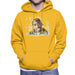 Sidney Maurer Original Portrait Of Tupac Shakur Mens Hooded Sweatshirt - Small / Gold - Mens Hooded Sweatshirt