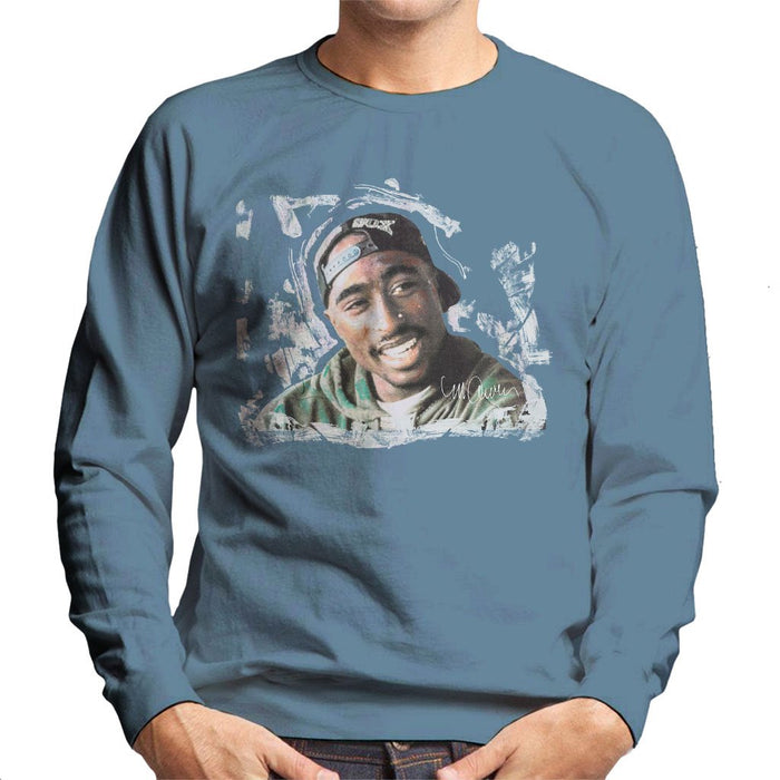 Sidney Maurer Original Portrait Of Tupac Shakur Mens Sweatshirt - Mens Sweatshirt