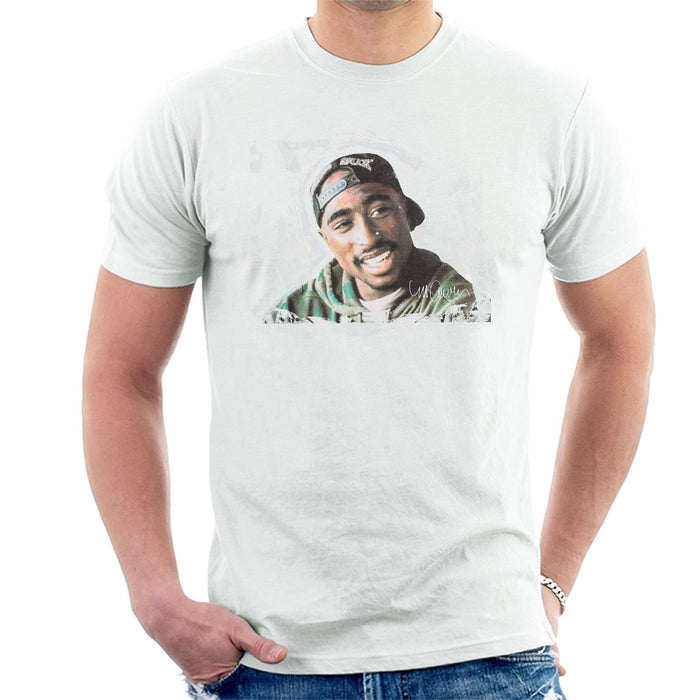 Sidney Maurer Original Portrait Of Tupac Shakur Mens T-Shirt - Mens T-Shirt