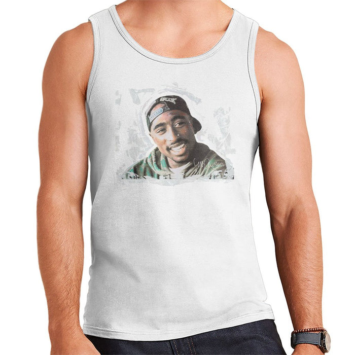 Sidney Maurer Original Portrait Of Tupac Shakur Mens Vest - Mens Vest