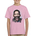 Sidney Maurer Original Portrait Of Will Smith Kids T-Shirt - X-Small (3-4 yrs) / Light Pink - Kids Boys T-Shirt